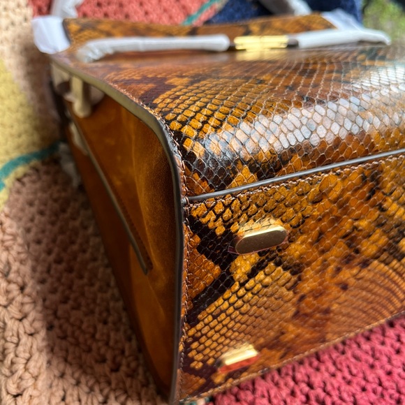 Tory Burch Lee Radziwill Exotic Double Bag - Picture 7 of 12